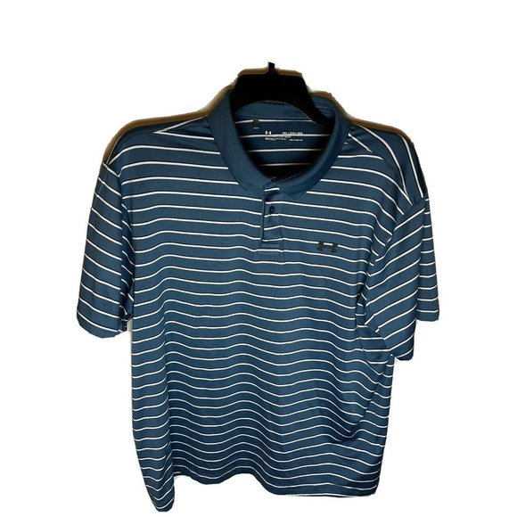 Under Armour Mens Casual / Golf Heat Gear‎ Shirt 1342082 2XL - Picture 1 of 8